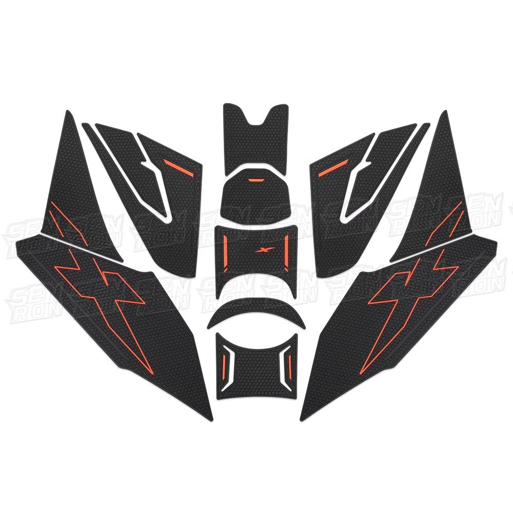 Zongshen 150X Motorcycle Anti-Scratch Foot Peg and Fuel Tank Stickers - 26 Styles