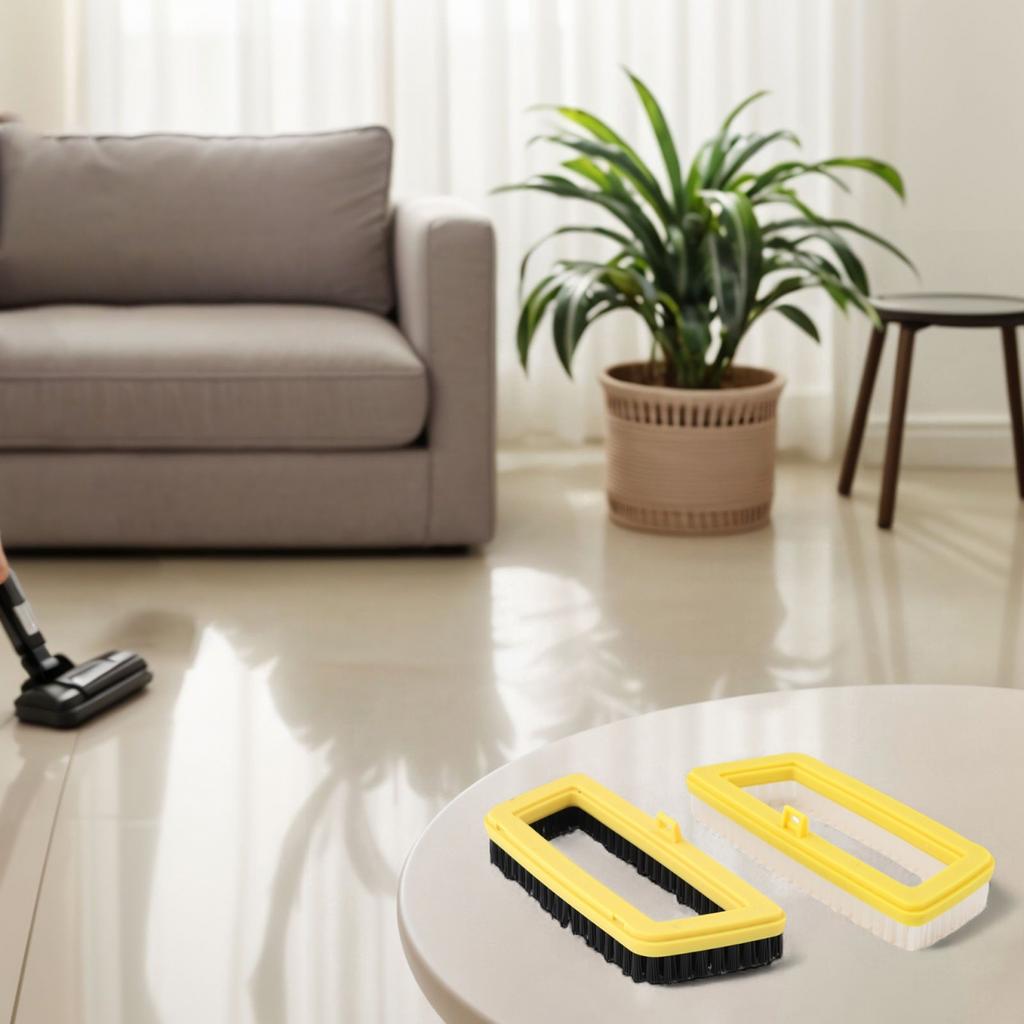 Black Bristles Removable Brush Head Steam Cleaning Brush