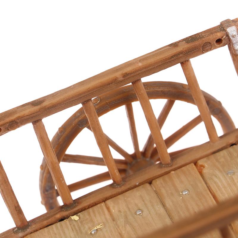 Кукольный домик Миниатюрная Имитация Собранная Тележка Модель Аксессуары для DIY Садовая Мебель Игрушки