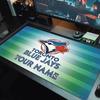 Toronto Blue Jays Print  Cushion Non-slip Laptop Tablet Big Mousepad XXL Mat Mini PC Playmat With Lock edge
