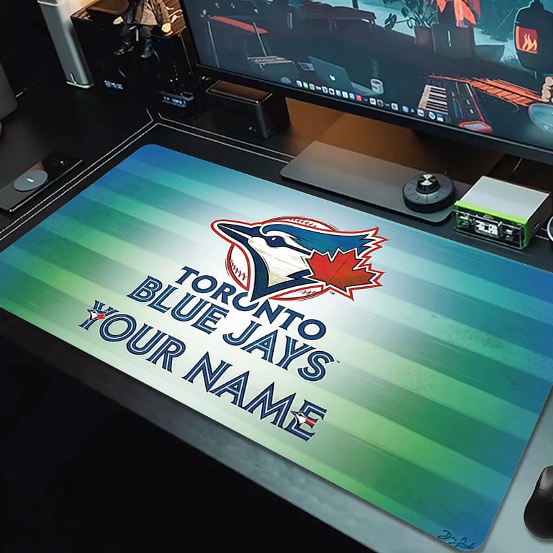Toronto Blue Jays Print Cushion Non-slip Laptop Tablet Big Mousepad XXL Mat Mini PC Playmat With Lock edge