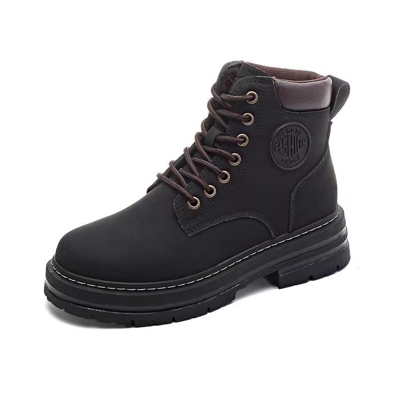 2026 autumn new British platform Martin boots short boots men's and women's rhubarb boots retro boots