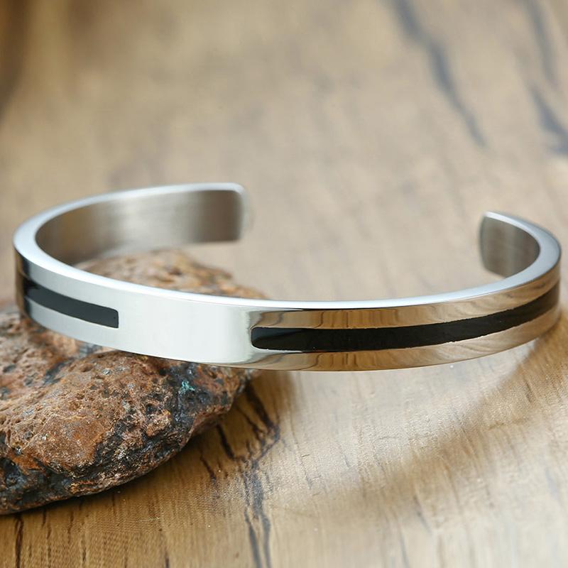 8 мм простые мужские браслеты со звездой Давида на заказ Дракон Скорпион Нержавеющая сталь эмалированные браслеты-манжеты ювелирные изделия для папы бойфренда подарок