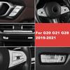 Для BMW G20 G21 G28 2019 2020 2021 автомобильный Стайлинг интерьер рулевое колесо регулировка сиденья AC светодиодный чехол защитный чехол