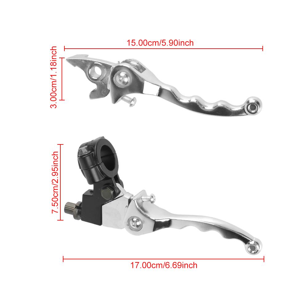 Motorcycle Clutch For Honda CR80 CR85 CR125 CR 80 85 125 250 500 50CC-250CC CNC Drum Brake Lever Universal 22mm 7/8'' Handlebar