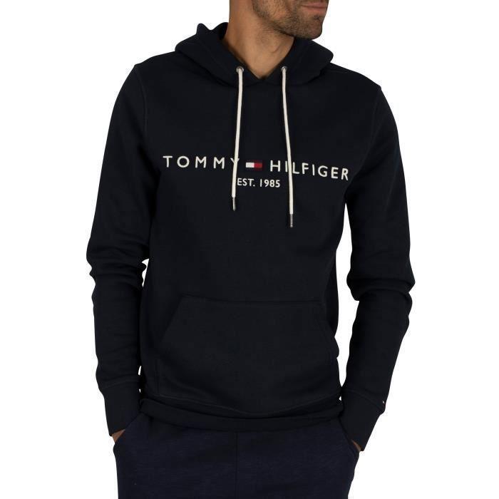 Sweat à capuche - Tommy Hilfiger - Core - Bleu - Homme - Manches longues