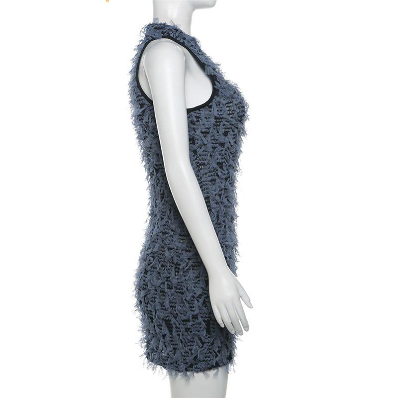 Новое женское облегающее платье без рукавов в полоску на молнии для вечеринки, вечернее клубное мини-платье