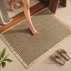 Коврик для ванной комнаты, впитывающий напольный коврик с нескользящей основой, моющийся вафельный коврик для ванной комнаты, прихожей, ванны и душа