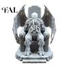 Lovecraftian Desk Decor 3D Printed Throne Cthulhu Statue, Gothic Resin Figurine for Shelf & Dark Fantasy Room Decor, Tentacle Monsters Figurine,