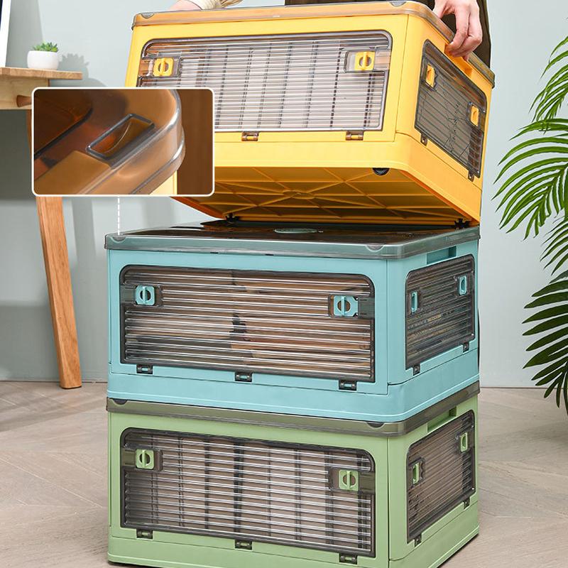 Пластиковый прозрачный ящик для хранения, пятидверный ящик для хранения книг, складной для хранения книг, студенческая одежда