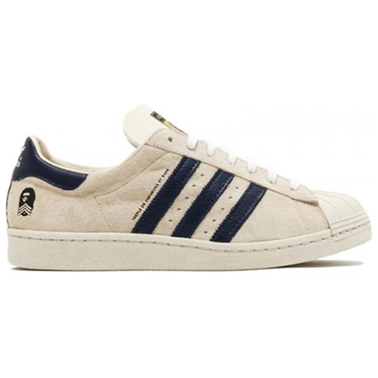 Superstar A Bathing Ape x Superstar Adidas Originals 80-х 'Tan' G46393