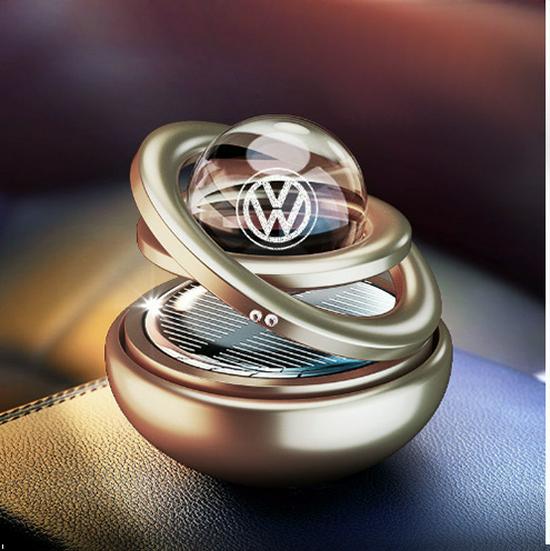 Solar Rotating Car Aromatherapy Ornament
