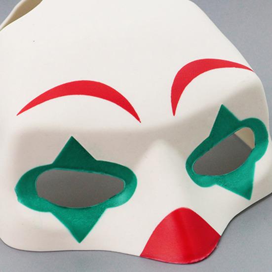 Cats Cosplay Mask Half Face Pet Clown Mask Bat Hero Mask Halloween Dress-up Accessories for Costume Parties Photography Prop