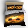 Fiery soccer ball design. Bedding sets Duvet cover sets Duvet covers Pillowcases(1 * Duvet Cover 2 * Pillowcases, without duvet insert)