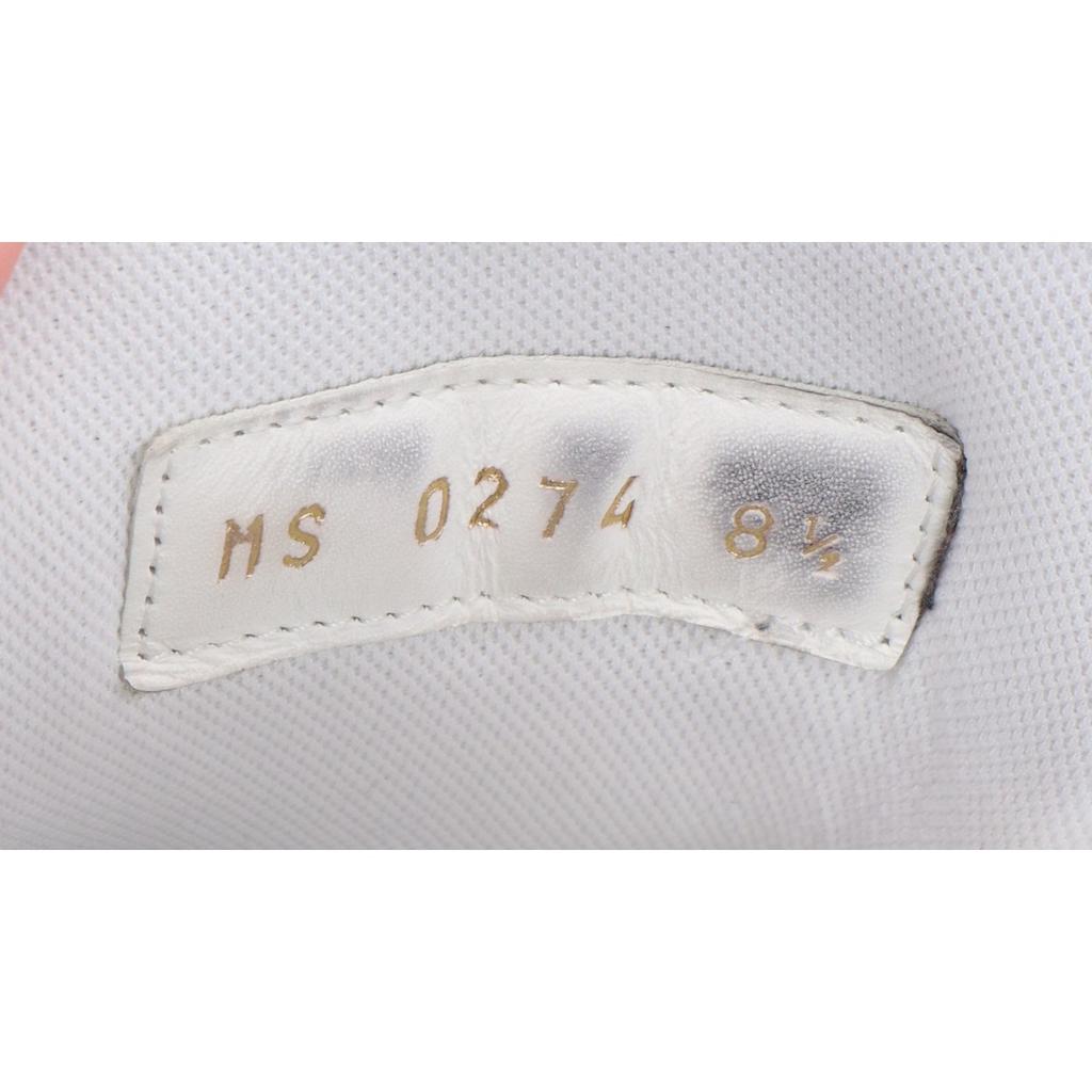 LOUIS VUITTON 1A9JGF LV Trainer Monogram Denim and Grained Calf Leather Sneakers shoes 8 1/2 blackUsed