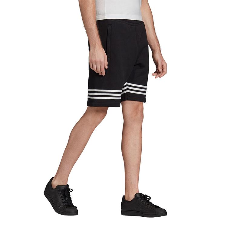 adidas Мужские шорты Originals Outline с логотипом в виде трилистника, черные FM3877
