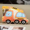 Funny Cartoon Transport Vehicles Plush Toys Cozy Stuffed Ambulance Police Car Doll Ship Plane Train Throw Pillow Cushion Home Decor