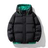 Mens Winter Thick Padded Hooded Cotton Jacket Loose Fit Casual Outerwear Youth