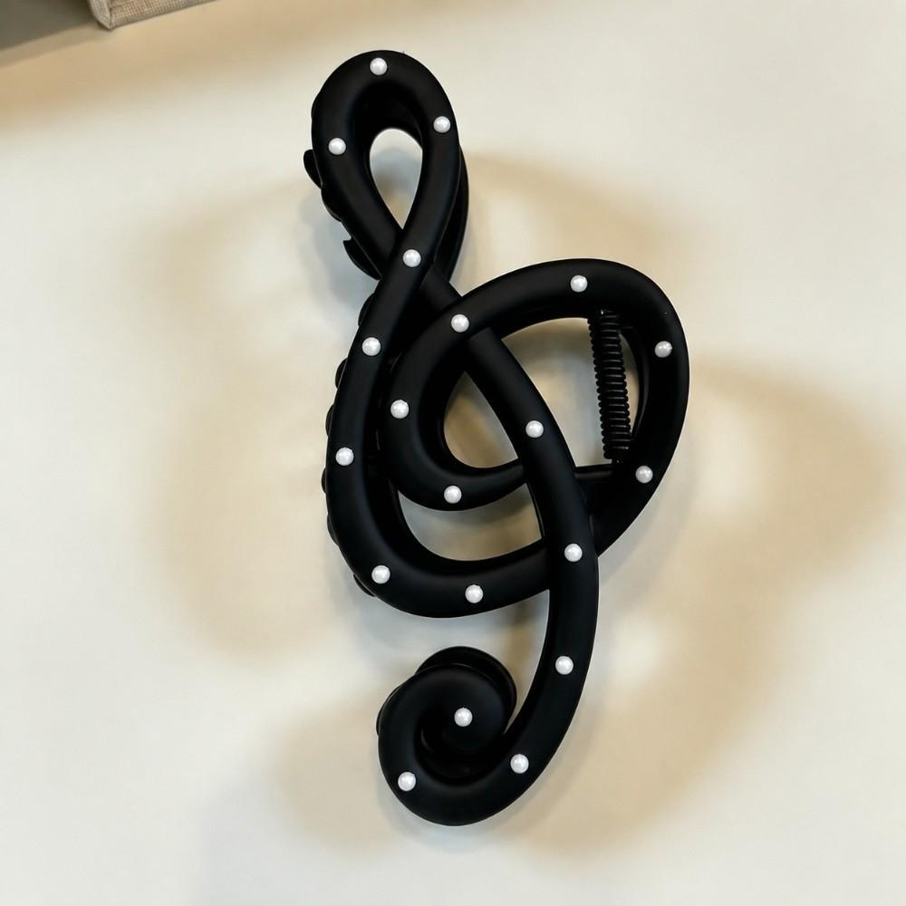 Oversize Shark Clip Headwear Minimalist Hairgrip Sweet Style Musical Note Hair Claw Headdress