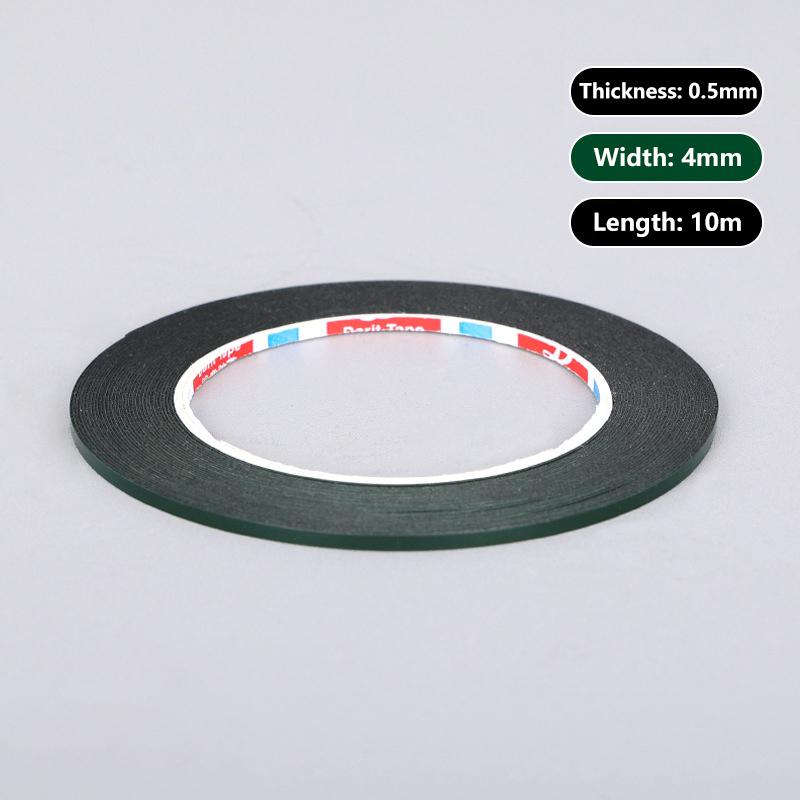2 шт. 2/3/4 мм 10 метров Двусторонняя липкая пенополиуретановая лента Клей для ЖК-экрана Безрамочный Для ТВ Безрамочный Изогнутый Дисплей Уплотнение Фиксация