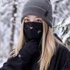 Лыжная маска для лица с флисовой подкладкой, быстросохнущая, ветрозащитная, теплая бафф-маска для шеи, мужская, женская, для велоспорта, бега, сноуборда, головной убор, маска на все лицо
