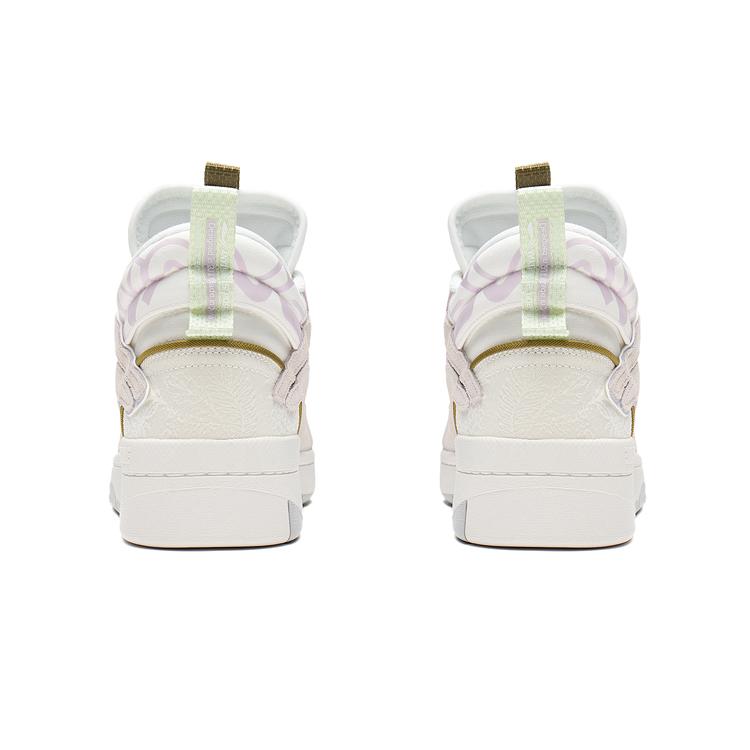 Кроссовки Li Ning Wave Mid top для скейтбординга Женские Кремовые AGCS106-3