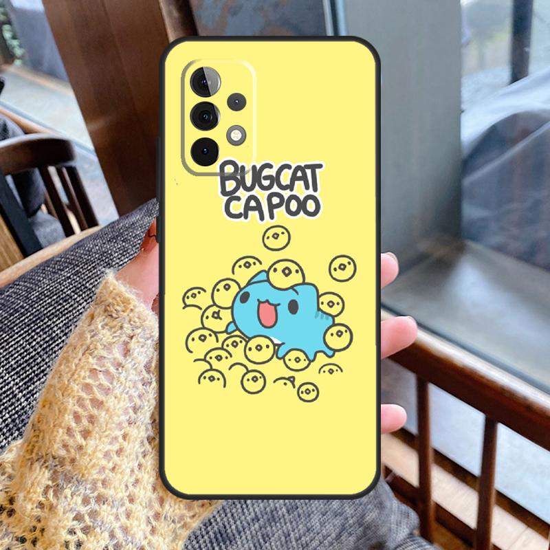 Love Comic Cat Bugcat Capoo Phone Case For Samsung Galaxy A54 A34 A24 A14 A52 A32 A12 A53 A33 A13 A51 A71 A50 A70 A52S
