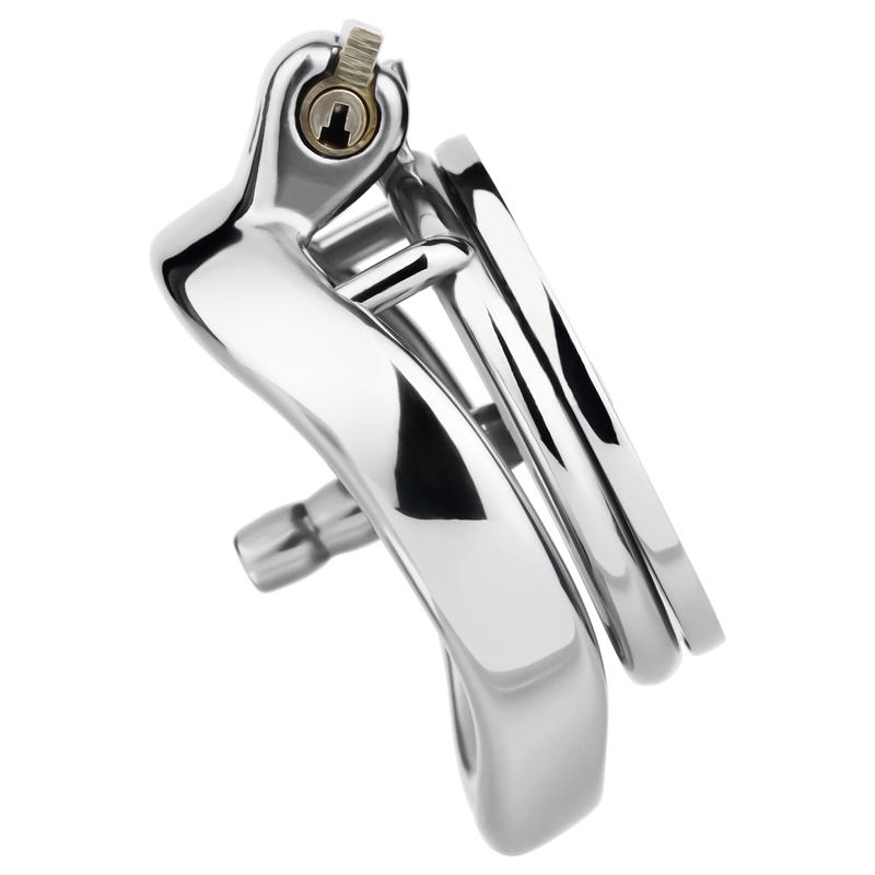 Butterfly Dance Male Flat Chastity Cage with Metal Urethral Lock Device Femdom Sexys Accessories BDSM Adults Toys for Man
