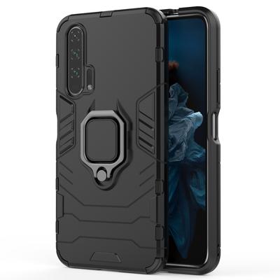 Ударопрочный чехол Armor для Honor 20 20i 20S 10 10i 9A 9N 8X Max 8A Prime 8S 6X Pro Plus Lite с металлическим кольцом-бампером и подставкой