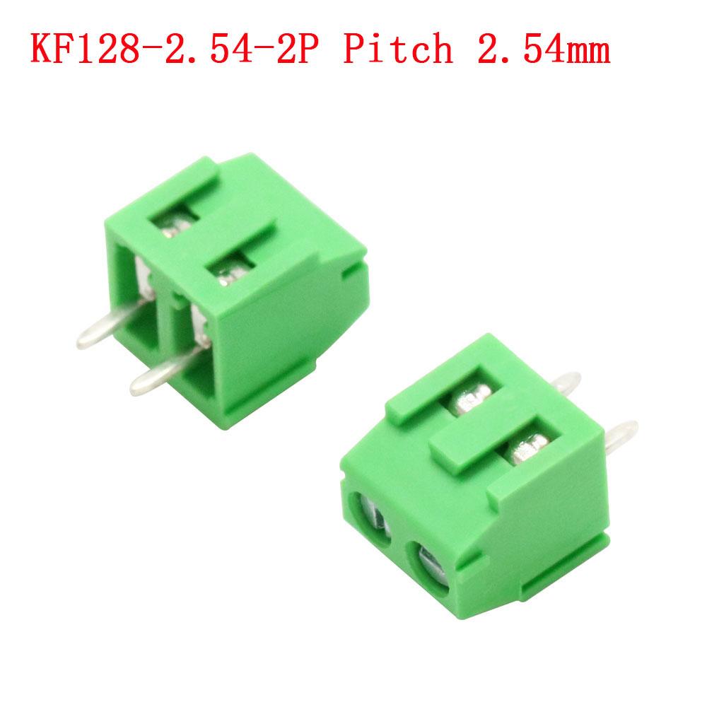 KF103/126/128/301/350/396-2Pin/3Pin 2.54/3.5/3.81/3.96/5.0/7.5mm Промежуточный блок Сращивание клеммы Винтовой тип PCB Винтовая клемма