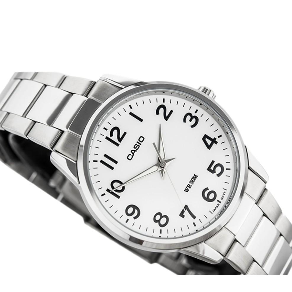 Casio Мужские кожаные / металлические часы MTP-1303L-7B / MTP-1303D-7B