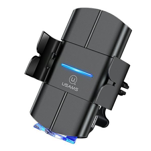 Uchwyt indukcyjny do kratki wentylacyjnej USAMS 10W Automatic Czarny