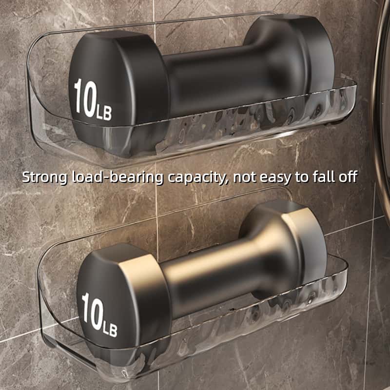 Acrylic Toilet Storage Rack, Non Perforated Storage Rack for Bathroom Toilets,Combination Storage, Adjustable Layer Spacing