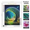 5D Diamond Painting Tree Landscape Handicraft Moon Mosaic Embroidery Art Rhinestone Home Decor 30x40cm/12x16inch
