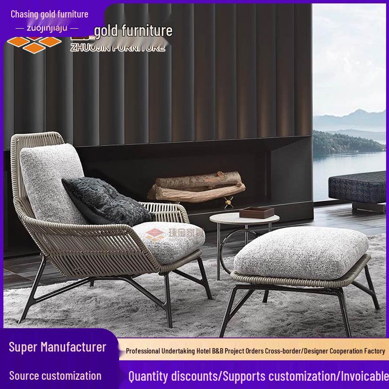 Набор плетеных диванов и кресел для патио и сада - Комбинация уличной мебели из 3 предметов