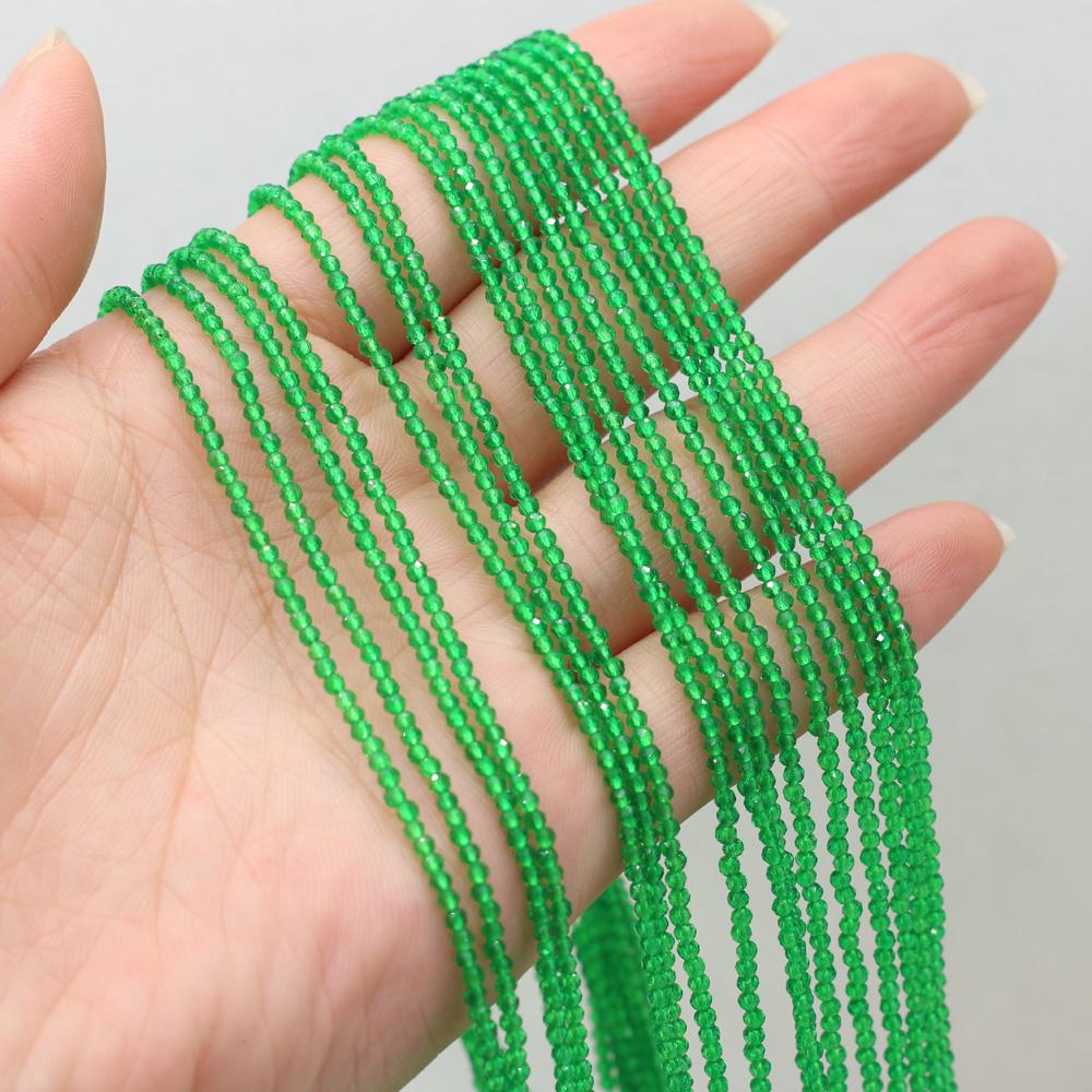 3-ниточные бусины из шпинели из натурального камня 2 мм, маленькие свободные бусины-разделители для изготовления ювелирных изделий, ожерелья, браслета, браслета, серег, аксессуаров, бисера 38 см