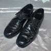 Vintage 1970s Portage Business Shoes USA 9.5D 27.0-27.5cm Black(USED)