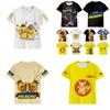 Pokemon Detective Pikachu Tshirt 3d Print Short Sleeve Cosplay Costume Tee Tops