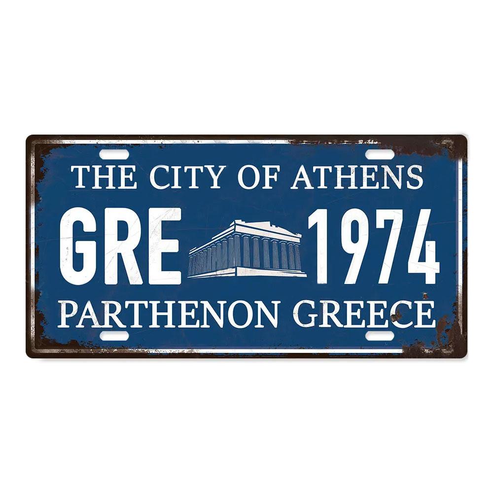 Страна Постеры Металлические Знаки Номерной Знак Табличка Металлическая Винтажная Жестяная Вывеска Настенный Декор для Мужской Пещеры Бара Дома