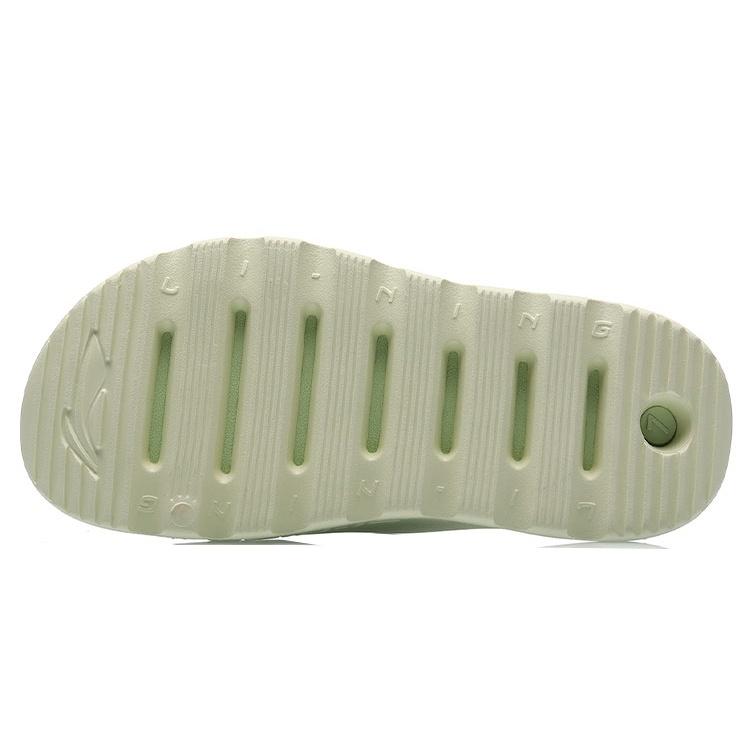 (WMNS) Li-Ning LNBB Sport Slides 'Beige Green' Women's ABTR006-3