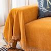 Nordic Light Luxury Swan Jacquard Chenille Sand Released Full Cover Towel Four-season Multifunctional Lazy Sofa Towel