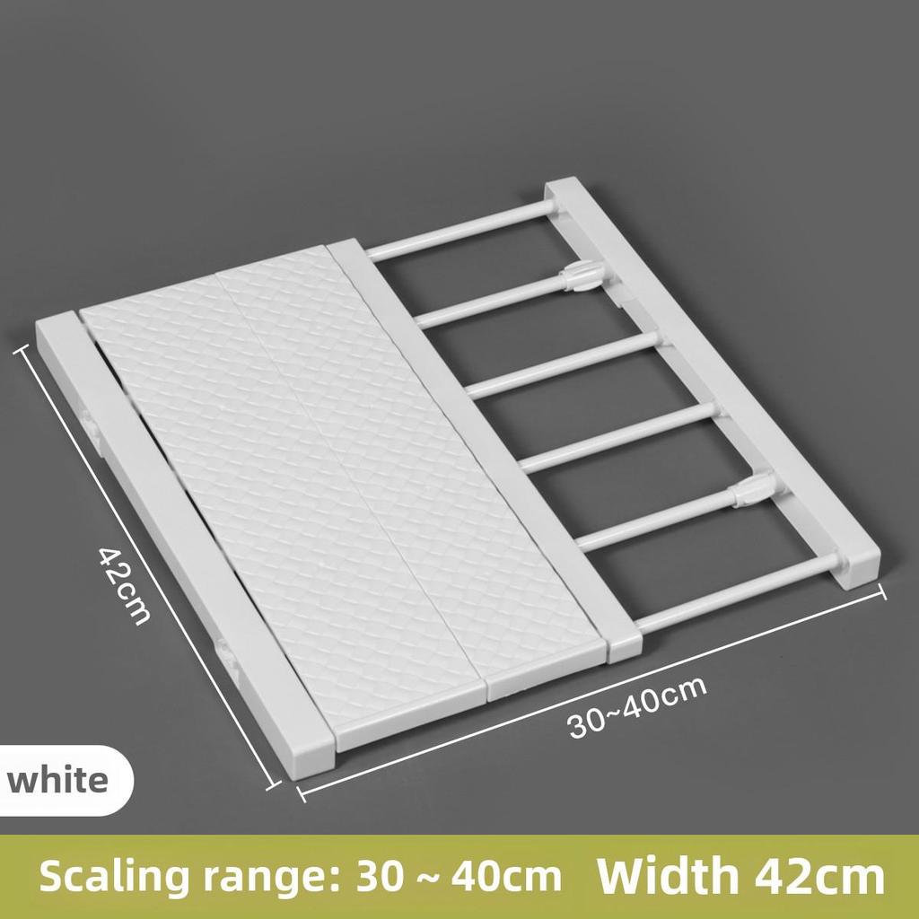 Неклеящаяся полка для хранения перегородок в гардеробе и тумба для обуви