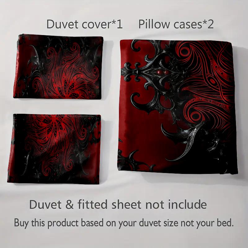 Swirling, ornate, bold. Bedding Duvet cover sets Duvet covers Pillowcases gifts (1 * Duvet Cover 2 * Pillowcases, without duvet insert)