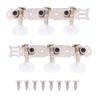 3+3 AcrylicClassical Guitar String Tuning Peg Tuners Machine Heads Silver