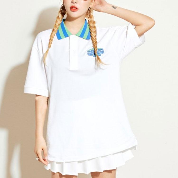 Новые поло MLB Los Angeles Dodgers Унисекс Белые 3APQB0724-07IVS