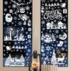 Christmas Decorations Holiday Party Decoration Window Stickers Pvc Static Stickers Window Decorations