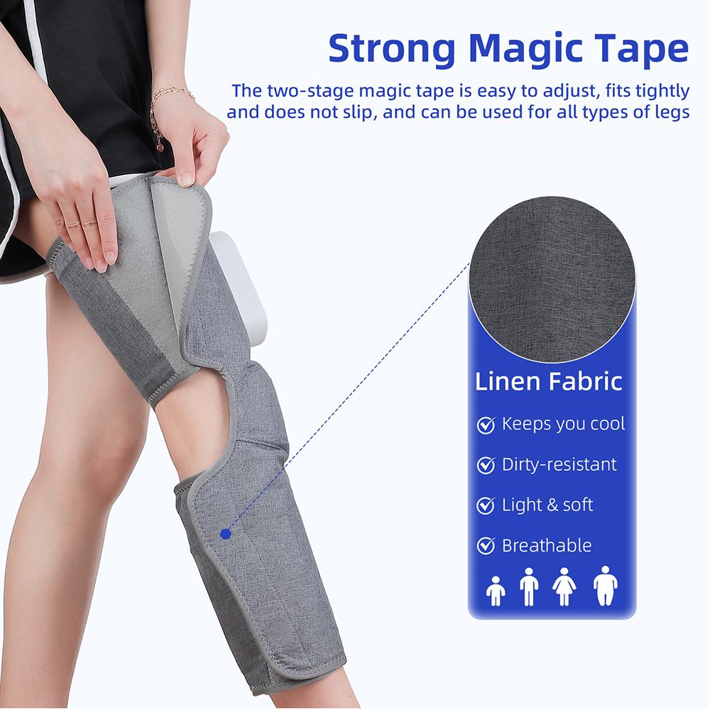 Smart Leg Massager Airbag Kneading Vibration Calf Massager Knee 360° All-round Wrapping
