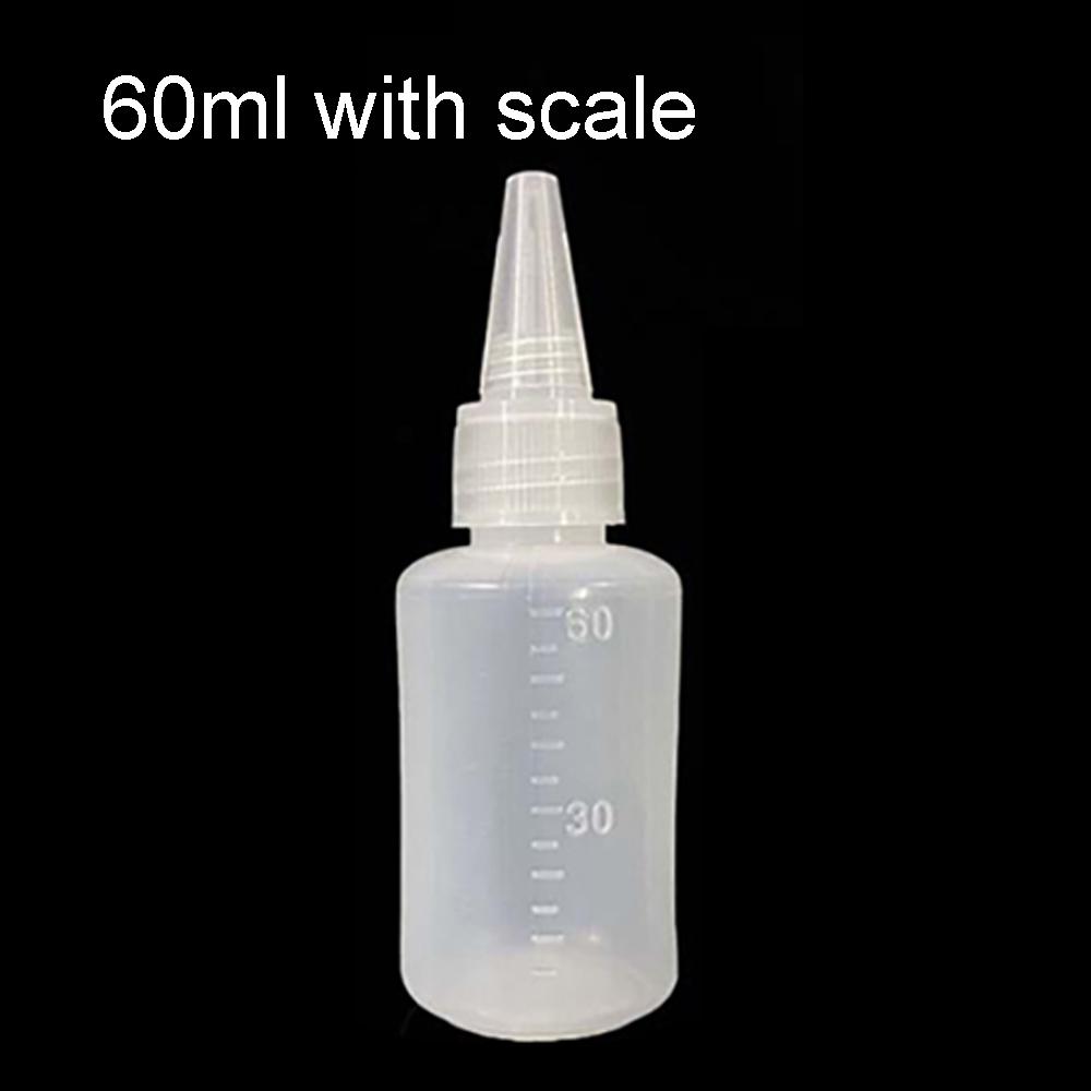Dispenser with Screw-On Lids Oil Dropper Bottles Glue Bottles Refillable Bottles Pigment Container