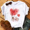 Fashion T Shirt Summer Casual Women Tshirts Tees Harajuku Korean Style Graphic Tops New Kawaii Short Sleeve Female T-Shirt