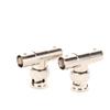 For CCTV Camera DVR Video Monitoring Plug 3 Way T Splitter Adapter Conversion Head BNC Connector